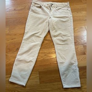 J crew Toothpick corduroy skinny jeans size 32